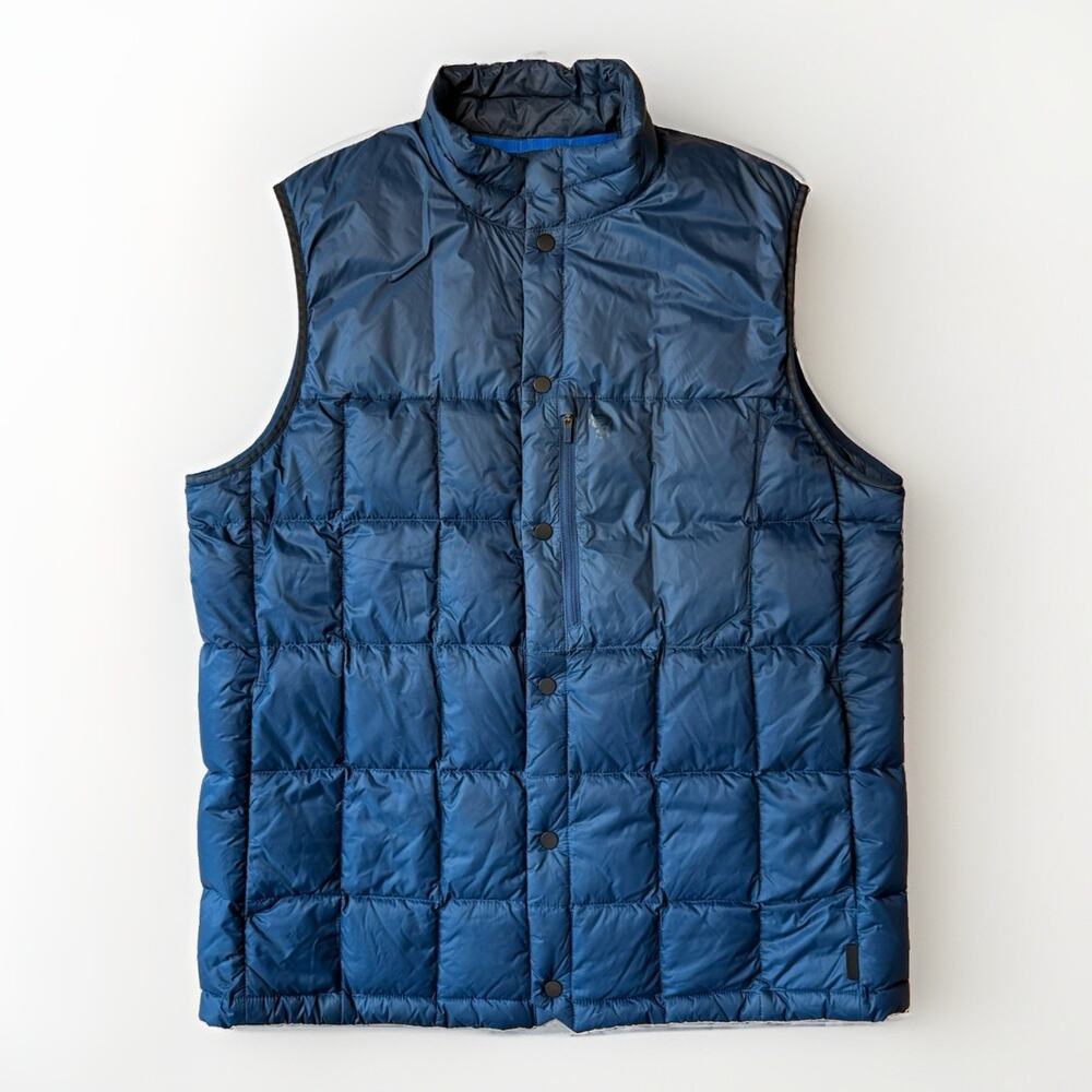 Mountain Hardwear Pack Down Vest Large Blue Insulated Puffer Outerwear